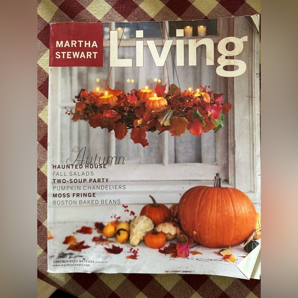 Martha Stewart Other - Martha Stewart Autumn Leaves Decor Inspiration October‎ 2000 magazine